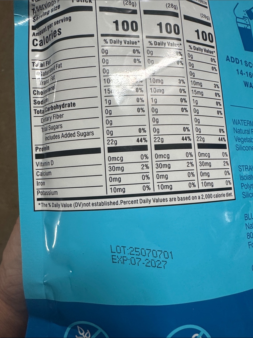 Clear Protein Variety Pack - Blue (Assorted Flavors) - Picture 3 of 3